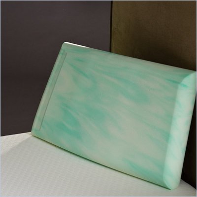 Comfort Magic Enviro-Green Crowned Low Profile Memory Foam Pillow
