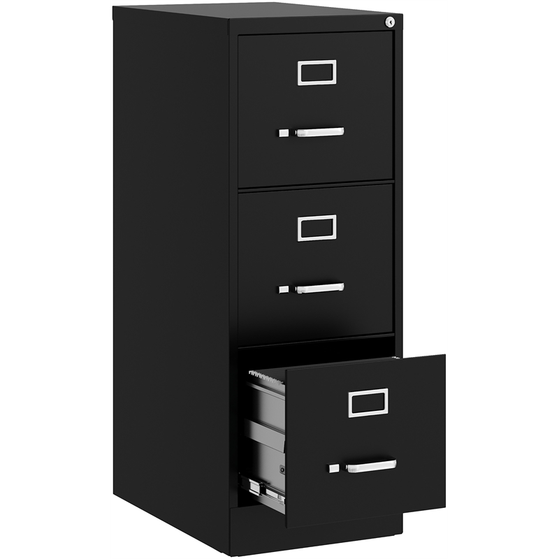 Hirsh 22in Deep 3 Drawer Letter Width Vertical Metal File