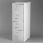 Hirsh Industries LLC 2500 Series 25 Deep 4 Drawer Legal File Cabinet in Gray