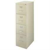 Hirsh Industries LLC 22 Deep 4 Drawer Letter File Cabinet in Putty