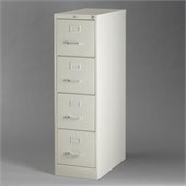 Hirsh Industries LLC 3000 Series 26.5 Deep 4 Drawer Letter File Cabinet in Putty
