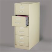 Hirsh Industries LLC 3000 Series 26.5 Deep 4 Drawer Legal File Cabinet in Putty