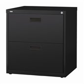 Hirsh Industries LLC 1000 Series Lateral 30 Wide 2 Drawer File Cabinet in Black