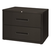 Hirsh Industries LLC 5000 Series Lateral 36 Wide 2 Drawer File Cabinet in Black