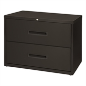 Hirsh Industries LLC 5000 Series Lateral 42 Wide 2 Drawer File Cabinet in Black