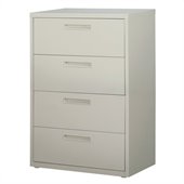 Hirsh Industries LLC 5000 Series Lateral 42 Wide 4 Drawer File Cabinet in Gray