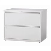 Hirsh Industries LLC 10000 Series Lateral 36 Wide 2 Drawer File Cabinet in Gray
