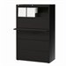 Hirsh Industries 10000 Series 5 Drawer Lateral File Cabinet in Black
