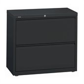 Hirsh Industries LLC 10000 Series Lateral 42 Wide 2 Drawer File Cabinet in Charcoal