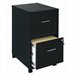 Hirsh Industries SOHO Mobile 2 Drawer File Cabinet in Black