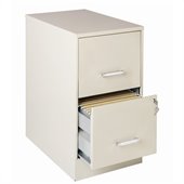 Hirsh Industries LLC SOHO 22 Deep 2 Drawer Letter Size File Cabinet in Stone