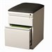 Hirsh Industries Mobile Seat Box-File Cabinet in White