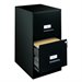 Hirsh Industries 2 Drawer Ultra File Cabinet in Black