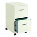 Hirsh Industries 2 Drawer Steel File Cabinet in White