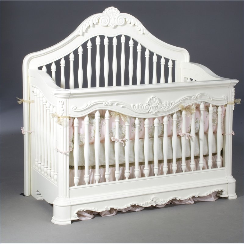 Creations Baby Venezia Convertible Crib In Vanilla 6040 522 On