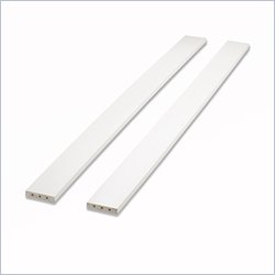 Creations Baby Summer's Evening Crib to Bed Conversion Rails in Rubbed White