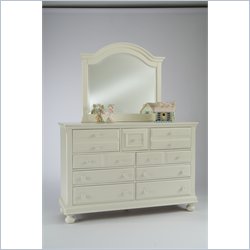 Creations Baby Summer's Evening High Boy Chest in Rubbed White