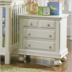 Creations Baby Summer's Evening Nightstand in Rubbed White