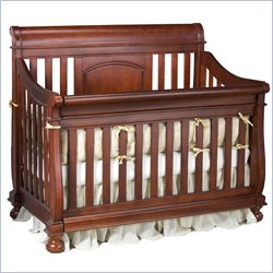 Creations Baby Summer's Evening Sleigh Crib in Twilight Cherry
