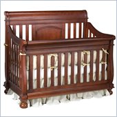 Creations Baby Summer's Evening Sleigh Crib in Twilight Cherry