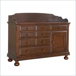 Creations Baby Summer's Evening Combo Dresser in Twilight Cherry