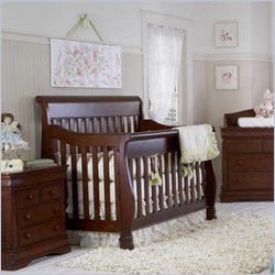 Creations Baby Carragio Convertible Crib in Empire Cherry