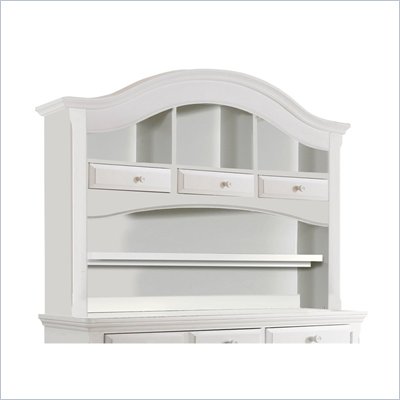 Creations Baby Summer's Evening Combo Hutch in Rubbed White