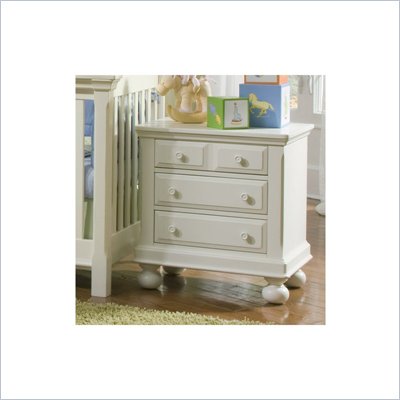 Creations Baby Summer's Evening Nightstand in Rubbed White