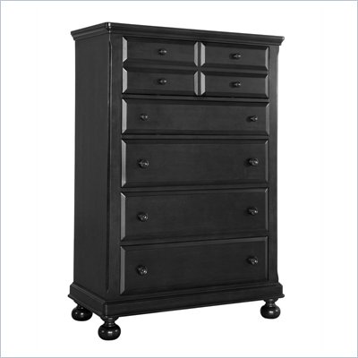 Creations Baby Summer's Evening 5 Drawer Chest in Antique Black