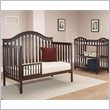 ADD TO YOUR SET: Sb2 by Sorelle Lynn 4-in-1 Convertible Crib with Mini Rail in Merlot