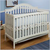 Sb2 by Sorelle Lynn 4-in-1 Convertible Crib with Mini Rail in White