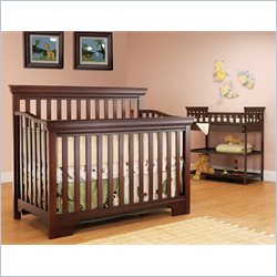 Sb2 by Sorelle Robin 2-in-1 Convertible Crib in Cherry Best Price