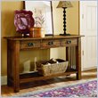 ADD TO YOUR SET: Hammary Canyon Sofa Table in Mission Oak