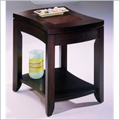 Hammary Kanson End Table in Oxblood