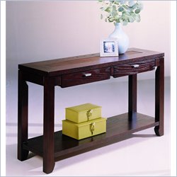 Hammary Kanson Sofa Table in Oxblood