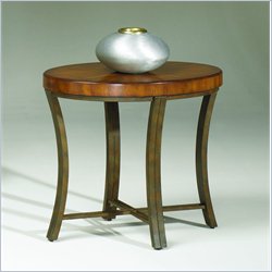 Hammary Mezzo Oval End Table in Honey