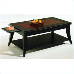 Hammary Lockwood Rectangular Cocktail Table in Black Coffee