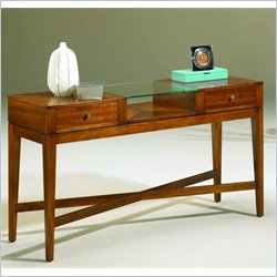 Hammary Rave Sofa Table in Walnut