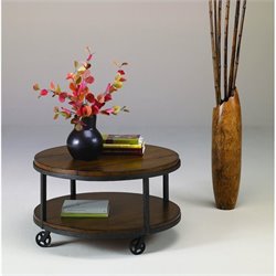 Hammary Baja Round Cocktail Table in Umber Best Price
