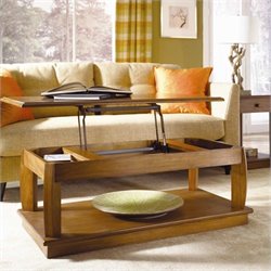 Hammary Ascend Rectangular Lift Top Cocktail Table in Merlot Best Price