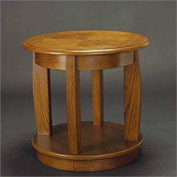 Hammary Ascend Round End Table in Merlot Best Price