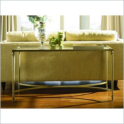 Hammary Elipse Sofa Table in Champagne
