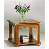 Hammary Fremont Rectangular End Table in Dark Ash
