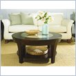 ADD TO YOUR SET: Hammary Urban Flair Round Cocktail Table in Umber