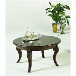 Hammary Landon Round Cocktail Table in Mahogany