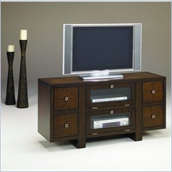 Hammary Capella Entertainment Console Table in Brown