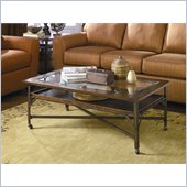 Hammary Mercantile Rectangular Cocktail Table in Whiskey Finish