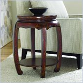 Hammary Hidden Treasures Handpainted Round Table with Red Accents