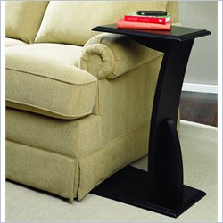 Hammary Chairsides Gushue End Table in Black