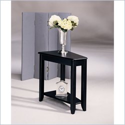 Hammary Chairsides Connors End Table in Black Best Price